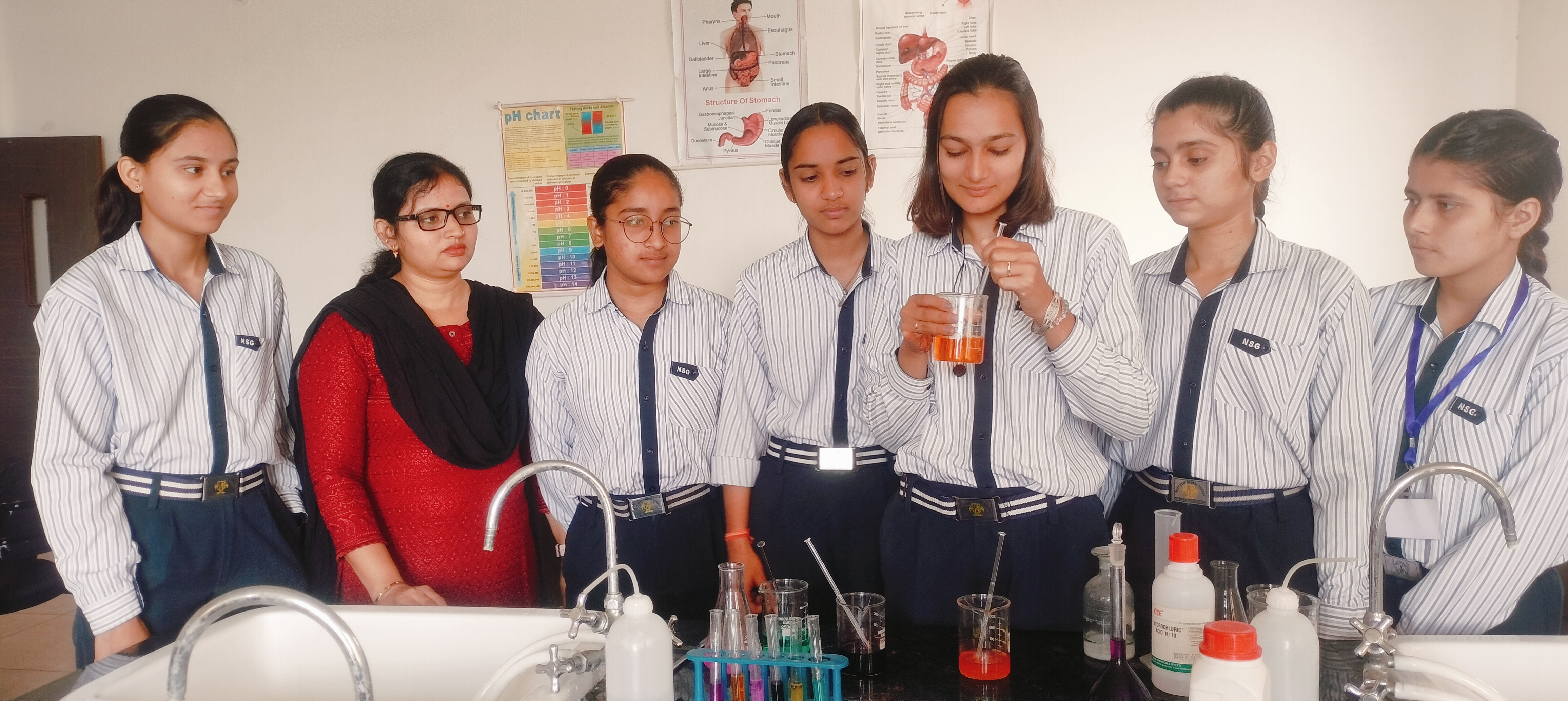 Students Collaborating in Groups